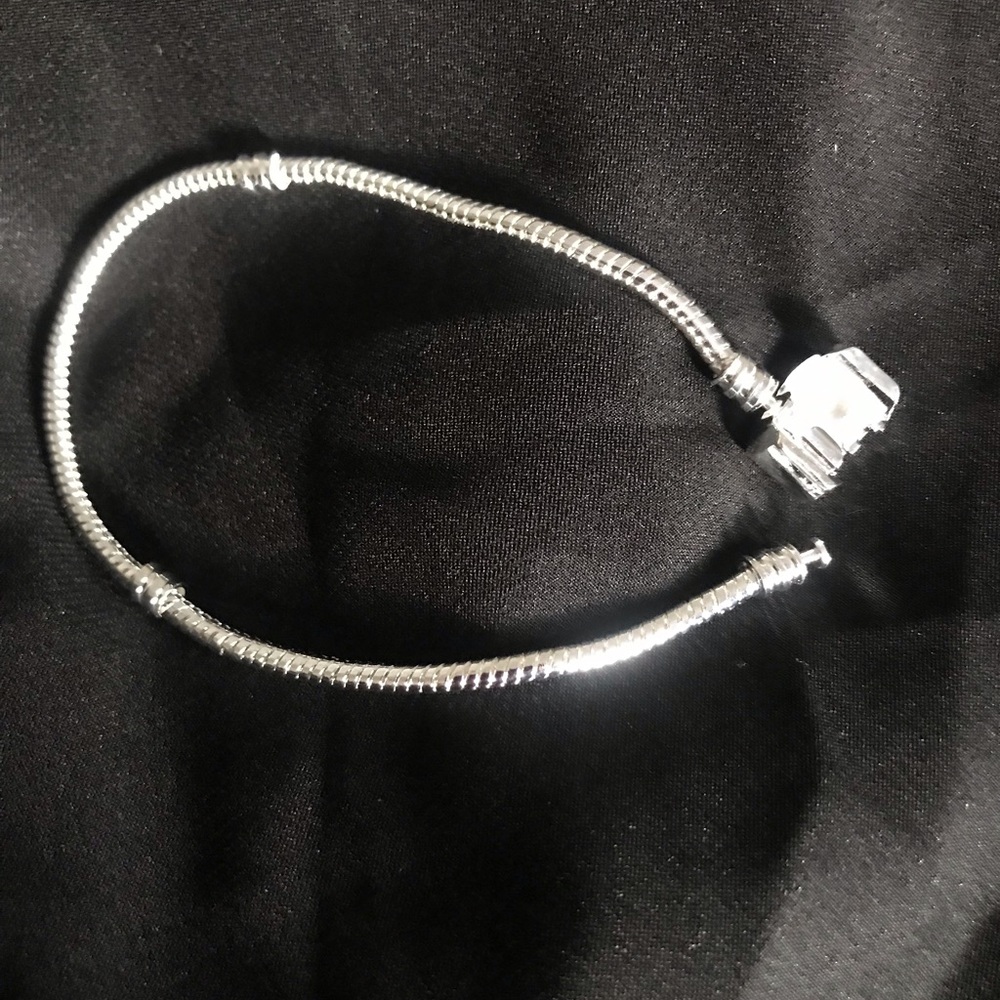 Sterling Silver Charm Bracelet - Picture 2 of 2
